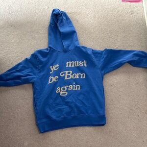 CPFM Ye Must Be Born Again Hoodie Blue